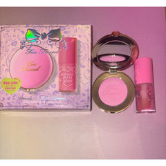 Too Faced Dream a Little Dream Makeup Gift Set: Cloud Crush Blush & Kissing Jelly Lip Oil 0.32 Oz