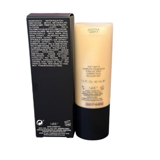 NARS Soft Matte Complete Foundation - Light 0- Siberia