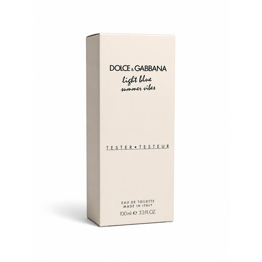 Dolce & Gabbana Light Blue Summer Vibes Eau de Toilette 100ml 3.3 oz -Tester