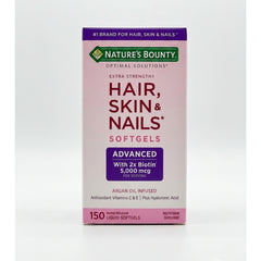 Nature's Bounty Hair, Skin & Nails Advanced Softgels, 150 Rapid Release