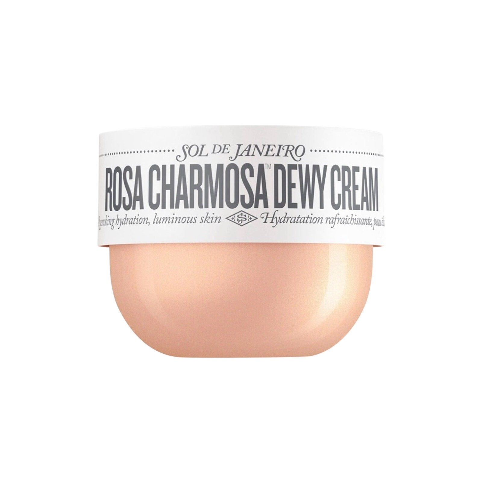 Sol de Janeiro Rosa Charmosa Dewy Cream - Peachy Pink & Cream Packaging