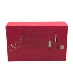 2 Valentino Lipsticks Rosso Valentino 22R Refill/Falling For Nude 123R W/Bag
