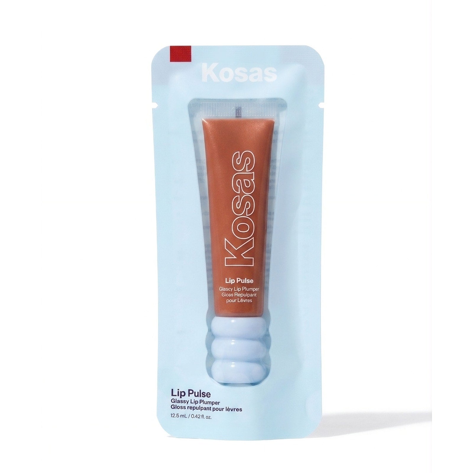 Kosas Lip Pulse Glassy Lip Plumper Sixth Sense Sheer Warm Beige 12.5ml New