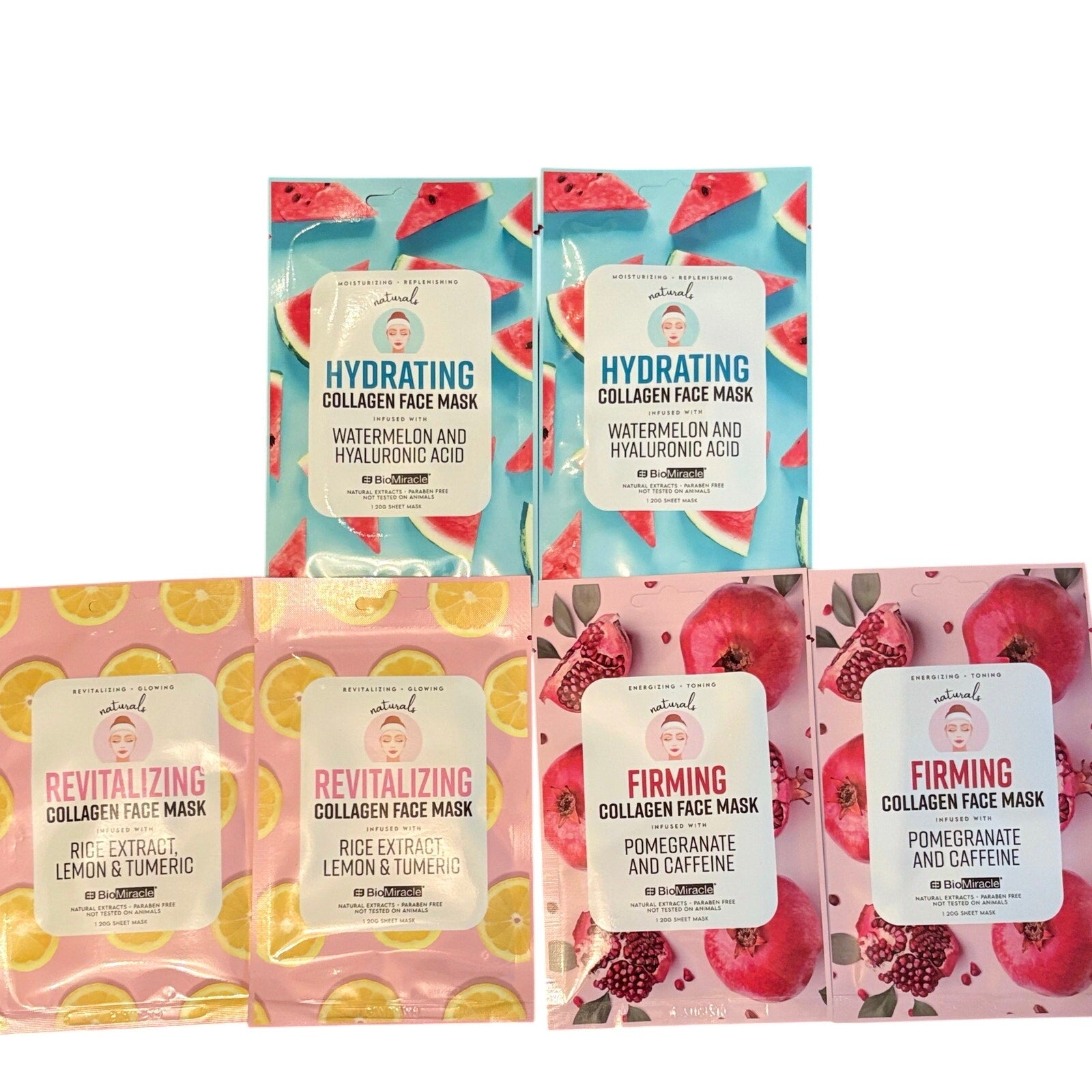 Bio Miracle Collagen Face Mask Bundle - Bundle of 6