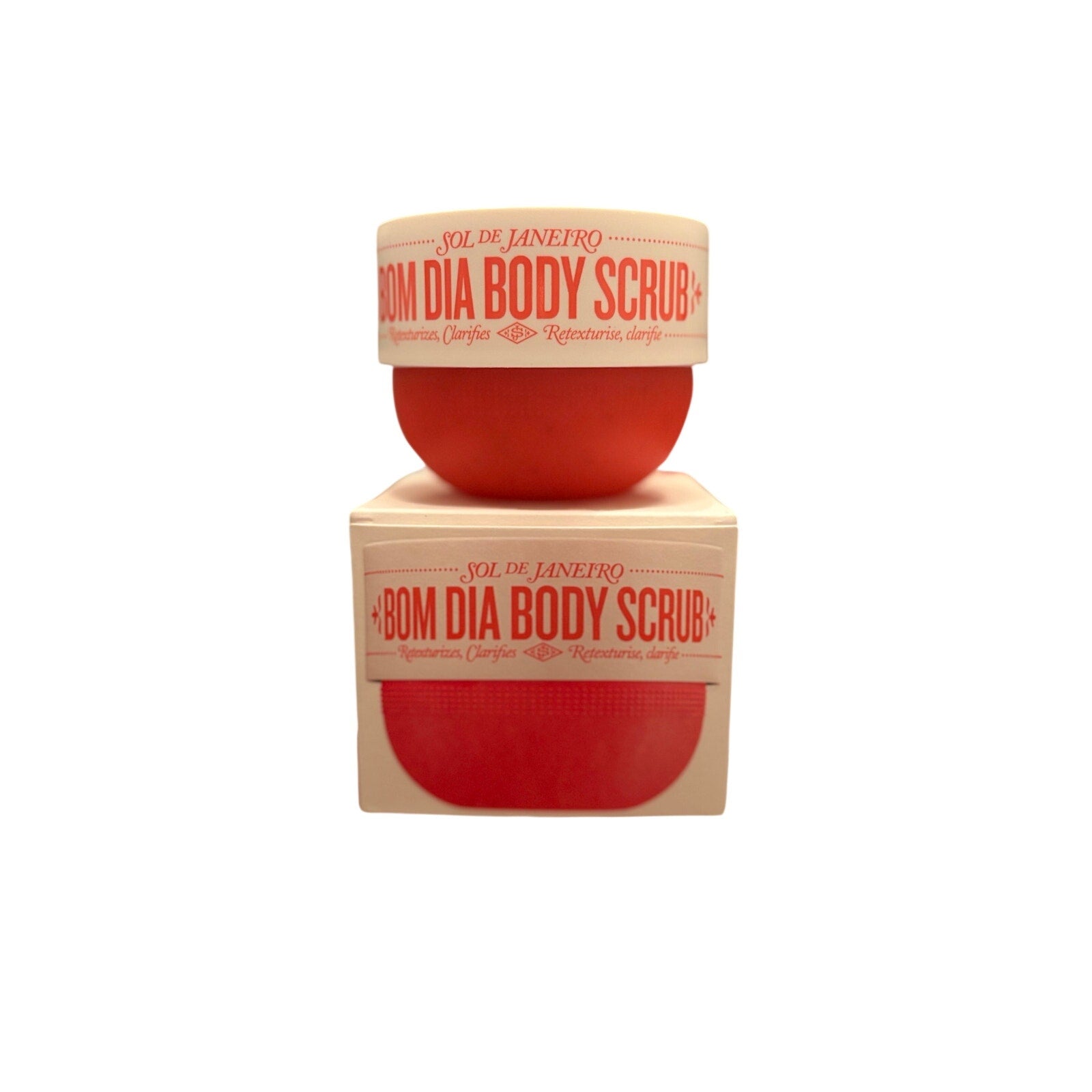 Sol De Janeiro Bom Dia Body Scrub 10% AHA BHA Resurfacing Complex + Crushed Maracujá Seeds 7.8 Oz / 220 G