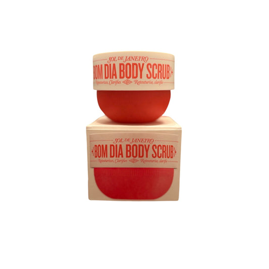 Sol De Janeiro Bom Dia Body Scrub 10% AHA BHA Resurfacing Complex + Crushed Maracujá Seeds 7.8 Oz / 220 G