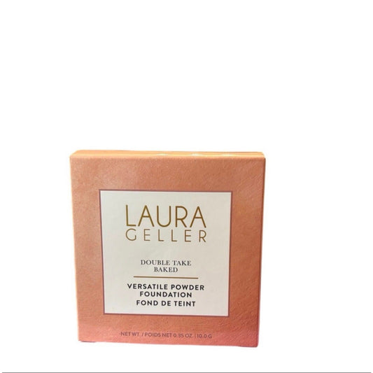 Laura Geller Double Take Full Coverage Baked Powder Foundation Light 0.35 Oz/10.0 G