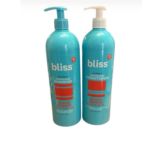bliss Cloud 9 Supershine Shampoo & Conditioner Bundle - 32 fl oz each. Brand New