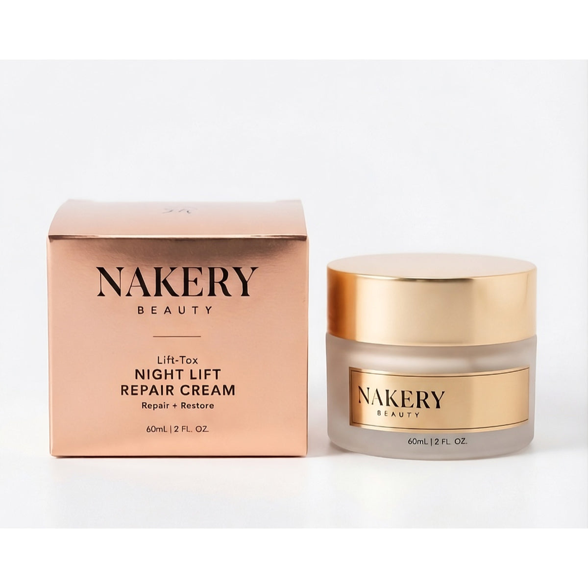 Nakery Beauty Lift-Tox Night Lift Repair Cream 60ml / 2 fl oz - Repair + Restore