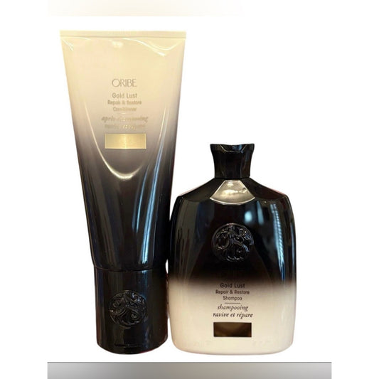 Oribe Gold Lust Repair & Restore Shampoo and Conditioner Bundle - BNIB