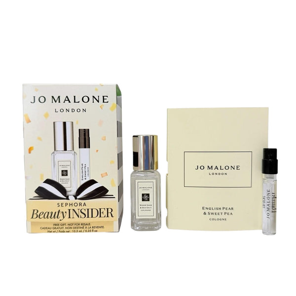 Jo Malone Wood Sage & Sea Salt 9ml + English Pear & Sweet Pea 1.5ml Cologne Set