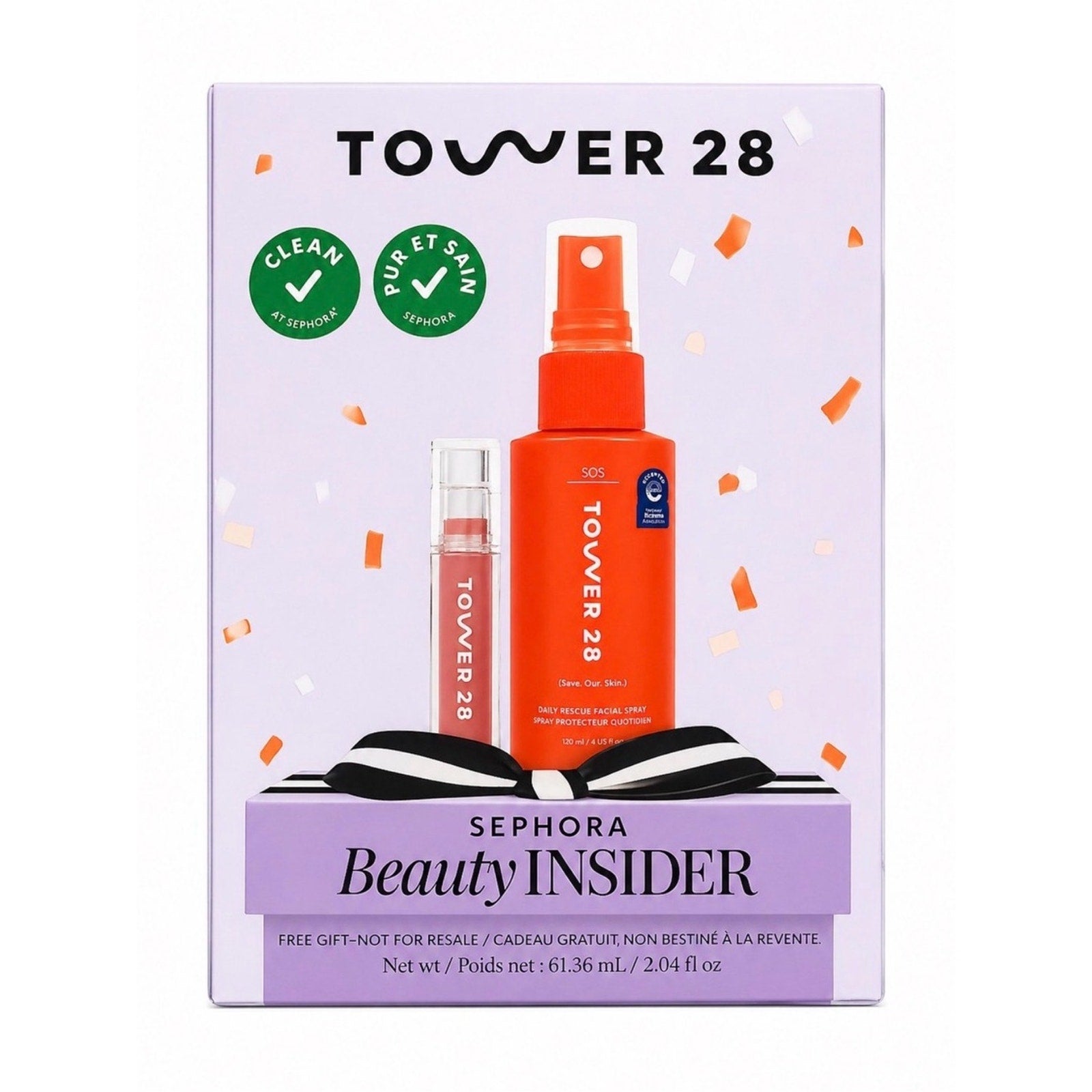 Tower 28 SOS Daily Rescue Facial Spray & Lip Gloss Set - Sephora Insider