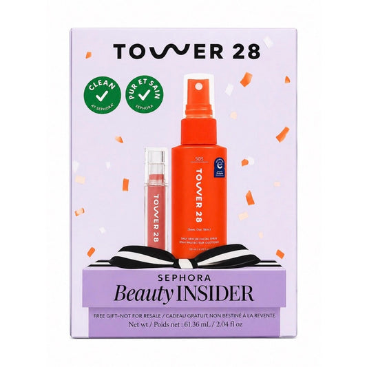Tower 28 SOS Daily Rescue Facial Spray & Lip Gloss Set - Sephora Insider