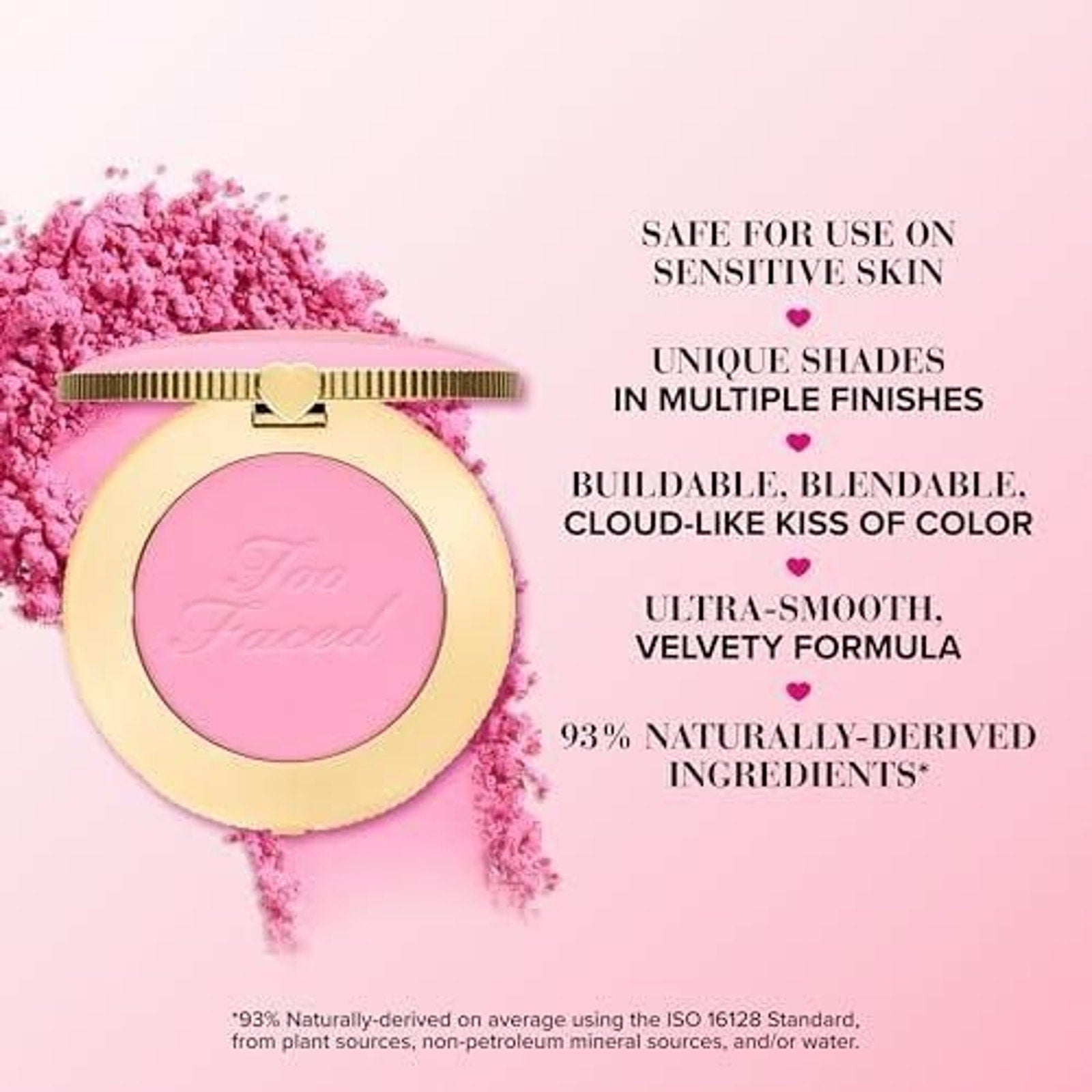 Too Faced Dream a Little Dream Makeup Gift Set: Cloud Crush Blush & Kissing Jelly Lip Oil 0.32 Oz