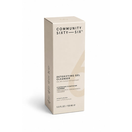 Community Sixty-Six Detoxifying Gel Cleanser 150ml / 5.0 fl oz New